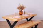 Golden Oak Dining Table4