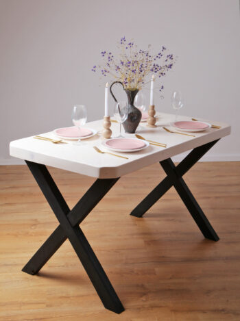White Wash Dining Table2