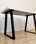 white desk trapez legs 7