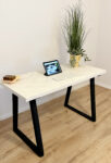 white desk trapez legs 7