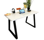 white desk trapez legs 7