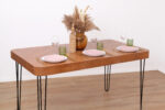 Wallnut Extendable Chunky Dining Table