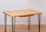 The Slimline Extendable Dining Table – Gold Oak Rustic Design