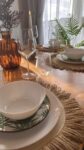 Round Cleoda Extendable Herringbone Dining Table