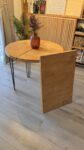 Rustic Round Extendable Table